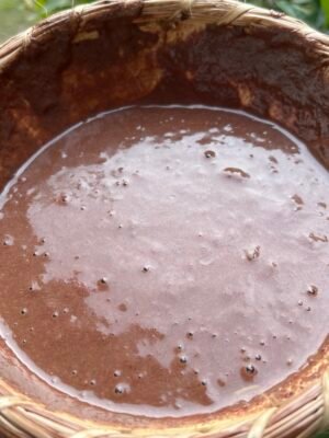 ماسك المشاط الاحمر