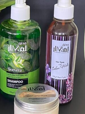 تونك سماد التنبت+شامبو الصبار+كريم بروتين الحرير