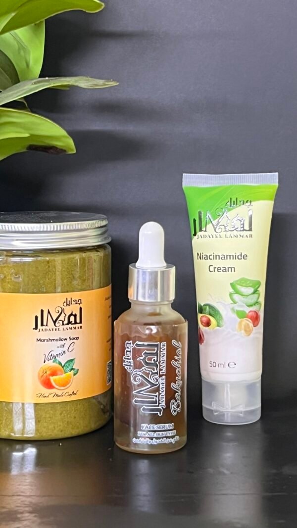 صابونية+سيروم باكوتشيول حجم 30مل+مرمم