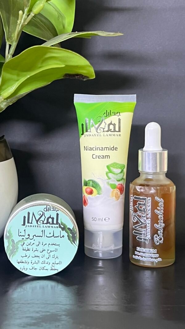 مرمم+سيروم باكوتشيول+ماسك سبرولينا